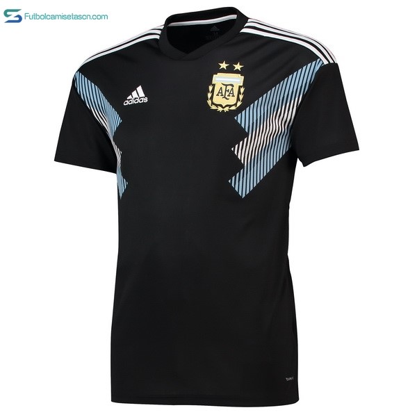 Camiseta Argentina 2ª 2018 Negro Azul